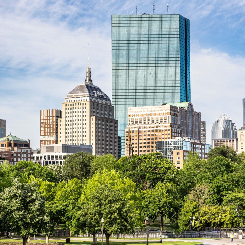 Boston Back Bay skyline