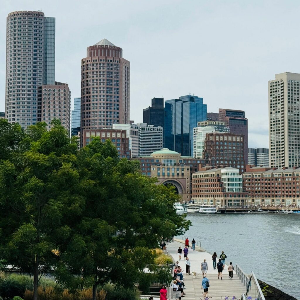 Boston Financial District skyline